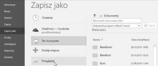 Pamięć ta jest pamięcią ulotną zapomina wszystko po zamknięciu programu a tym bardziej po (zamierzonym lub spowodowanym na przykład awarią elektryczną) wyłączeniu komputera.