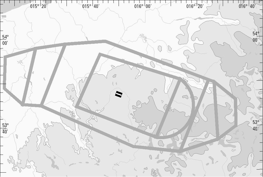 VISUAL OPERATION CHART FIS GDANSK 127.150 AIRSPACE: FIS POZNAN 126.300 MATZ EPSN A/Z: GND-457 m MATZ EPSN B: 457m-FL95 AD ELEV 120 SWIDWIN (EPSN) SWIDWIN APPROACH SWIDWIN TOWER 125.175 127.