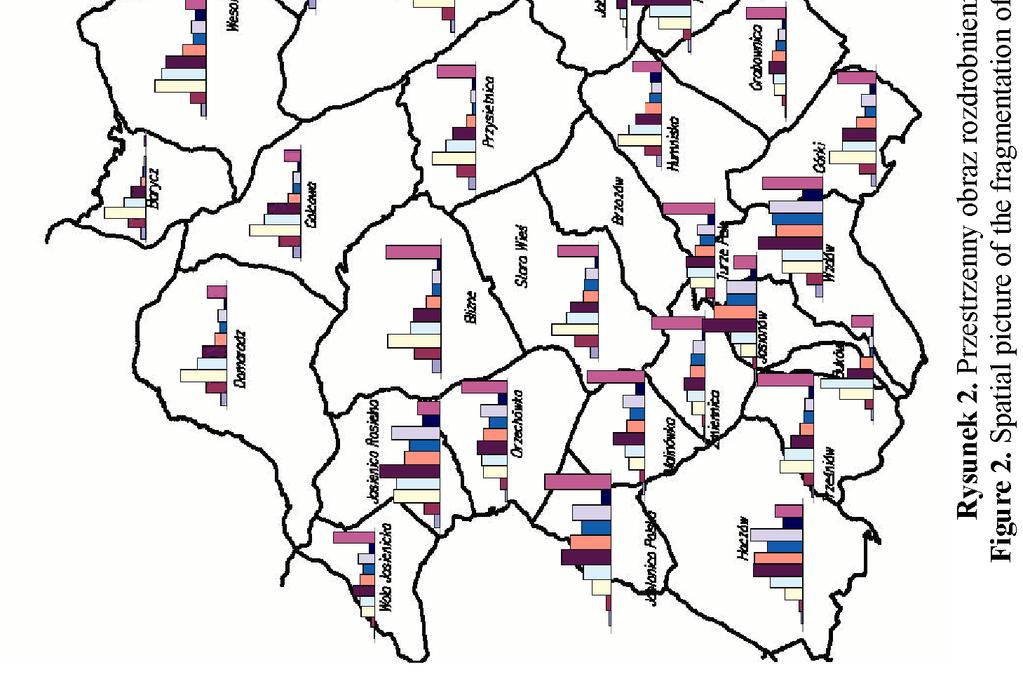 8 ha mieści się w przedziale do 0,10 ha, co stanowi 15,6% ogólnej powierzchni gminy.