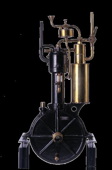 Silnik Contra-Motor Pojemność: 2940 cm 3 Moc: 15 KM przy 1020 obr./min 1897 Pierwszy na świecie silnik z przeciwległymi cylindrami.