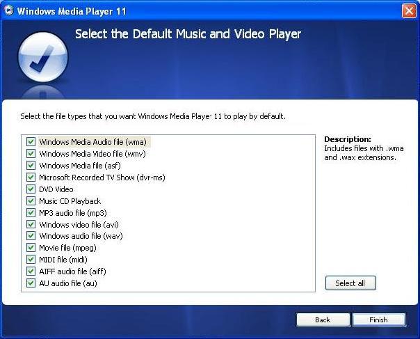 Uwaga Istniejąca biblioteka multimedialna zostanie przeniesiona do Windows Media