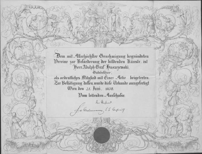 Franciszek Husarzewski szlachcic nieubogi, czyli pomyłka historyka Akt szlachectwa Adolfa Jana Husarzewskiego z 1838 r. (BOss. Wrocław, rkps 5742), s. 637.