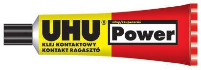 Klej Power contact (ciepłoodporny) Ciepłoodporny, silny klej na bazie syntetycznego kauczuku Odporny na temperaturę w zakresie od -20 0 C do +125 0 C i starzenie