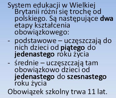 średnia Further education - szkoła policealna Higher education - szkoła wyŝsza