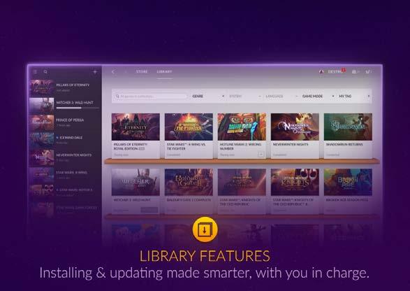 15 Krótka charakterystyka Grupy Kapitałowej CD PROJEKT Działalność segmentu GOG.