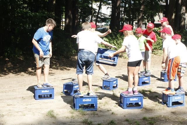 kolacja dyskoteka cisza nocna Środa śniadanie zajęcia sportowe na basenie obiad cisza poobiednia zajęcia sportowe