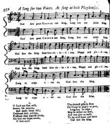 Hymn państwowy God Save the Queen (Boże chroń Królową) to angielska pieśń patriotyczna nieznanego autorstwa.