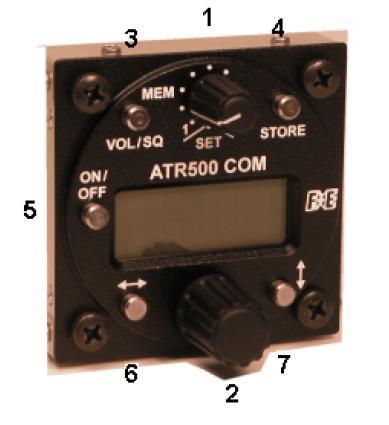 7. Obsługa radiostacji ATR500 Poszczególne punkty, opisują jak należy posługiwać się radiostacją, w podstawowych funkcjach.