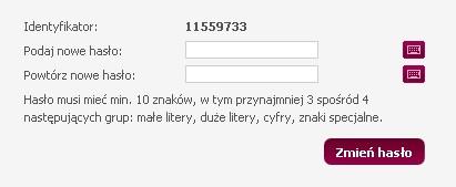 to samo hasło, którego używałeś w systemie Sez@m Banku BPH Sytuacja B.