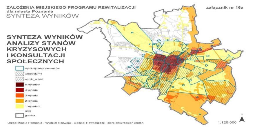 MPR 2005 r. - KONSULTACJE SPOŁECZNE W M. POZNANIU Granice obszarów konsultacji społecznych dla MPR w 2006 r.