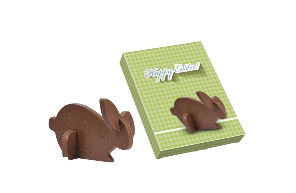 NOWOŚĆ CHOCO PUZZLE 3D ZAJĄCZEK Czekoladowa