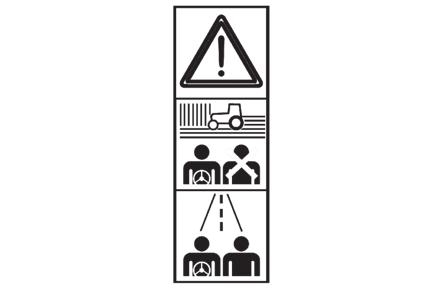 Siedzenie kierowcy WSKAZÓWKI DOTYCZĄCE BEZPIECZEŃSTWA UŻYTKOWNIKA Jeżeli siedzenie kierowcy zostało wyposażone w pasy bezpieczeństwa, należy korzystać z tego mechanizmu zatrzymującego podczas pracy