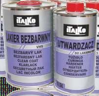 LAKIERY ITA000013 1000 ML 6 SZT ITA000014 500 ML 11 SZT LAKIERY W SPRAYU LAKIER AKRYLOWY BEZBARWNY CLEAR ACRYLIC LACQUER ACRYLLACK ПРОЗРАЧНЫЙ АКРИЛОВЫЙ ЛАК Szybkoschnący lakier akrylowy o dobrych