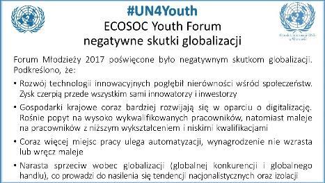 Tymczasem: Młodzi ludzie najbardziej narażeni są na skutki ubóstwa i zmian klimatycznych, zmagają się z bezrobociem, nierównością i niesprawiedliwością.