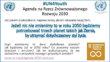 Slajd 11: Agenda na Rzecz Zrównoważonego Rozwoju 2030 Agenda na Rzecz Zrównoważonego Rozwoju 2030 jest planem przekształcenia świata, planem naprawy czy też ratowania naszej Ziemi.