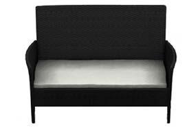 1-OSOBOWY SOFA OGRODOWA STOLIK