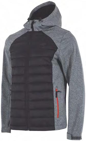 299,99 PLN Slim M E M B R A N E MEN S COLLECTION ciemny szary melanż 1945 dark gray melange 1945 D4L17-KUM213 MEN'S JACKET