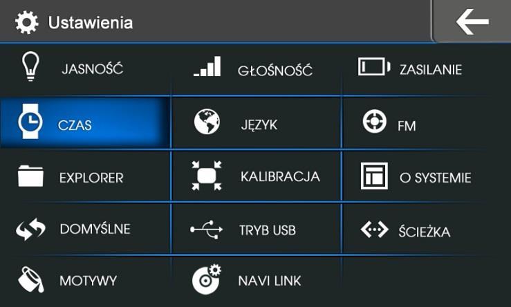 Ustawienia Ustawienia zwiększają funkcjonalność urządzenia, oferują możliwość uruchomienia dodatkowych funkcji,