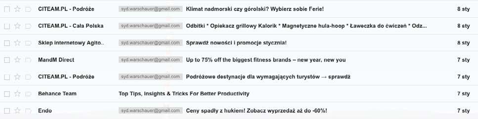 Rozdział III Spam: W powodzi e-mailingu dostawcy usług e-mail oraz producenci odpowiednich programów do zwalczania spamu.