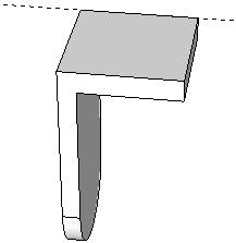 9. Z paska narz dzi wybierz narz dzie Tape Measure, co spowoduje, e wska nik myszy przybierze posta miarki, i kliknij na jednej z kraw dzi siedziska krzes a. 10.