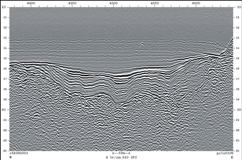 woda / water GEOMEGA współczesne utwory osadowe jeziora Śniardwy i ich zdeformowane