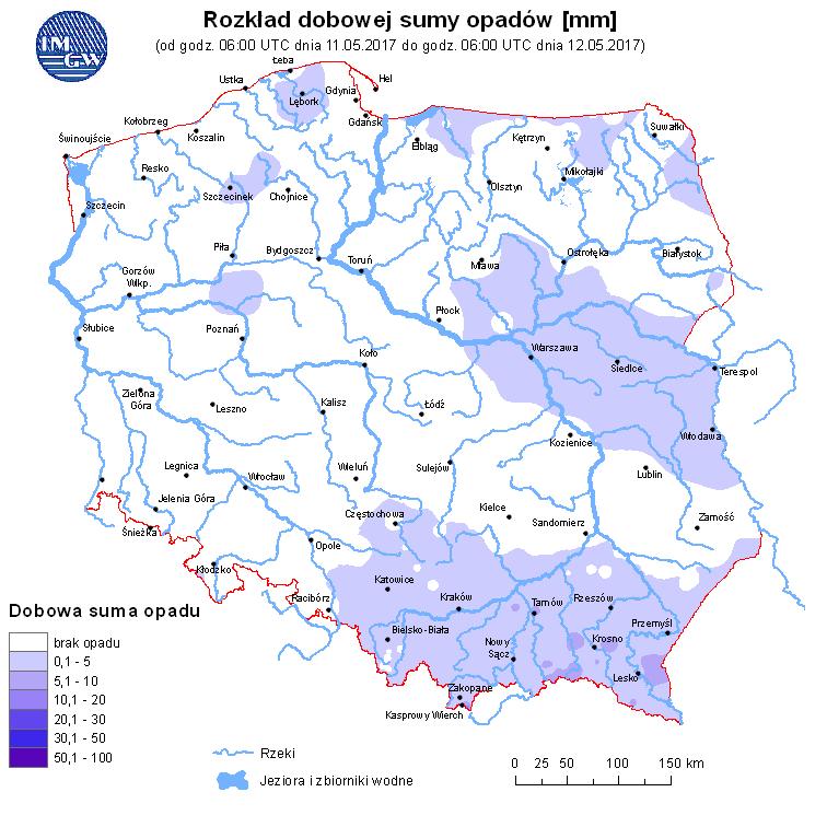 Stan wody w rzekach w Polsce Ryc. 2.