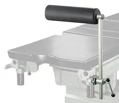 The two sets of clamps feature adjustment of distance, with a bearing part made of stainless steel that allows the adjustment of height and angle of rotation for the knee