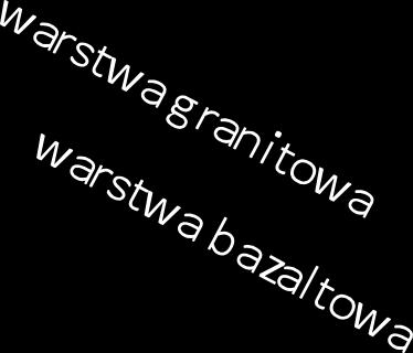 krystalicznych skorupy oceanicznej cieńsza od skorupy kontynentalnej.