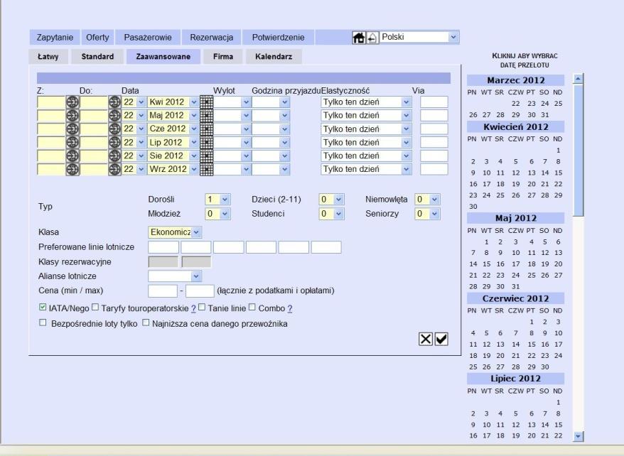 2.2.6 Zapytanie businessowe 10 Maska zapytania zaawansowanego Moduł zapytania businessowego został zaprojektowany