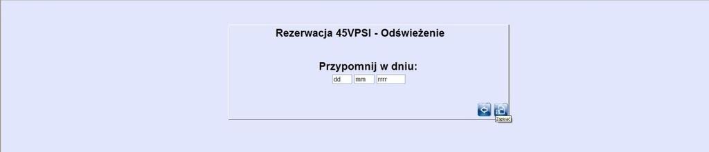 39 Ustawienia daty przypomnienia o rezerwacji Za każdym logowaniem się do systemu rezerwacyjnego, zostaniecie Państwo poinformowani o istnieniu rezerwacji, w których data przypomnienia została