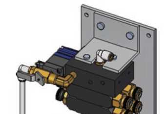MaxaMizer składa się z komputera, rozdzielacza z zaworami, dysz i pompy.