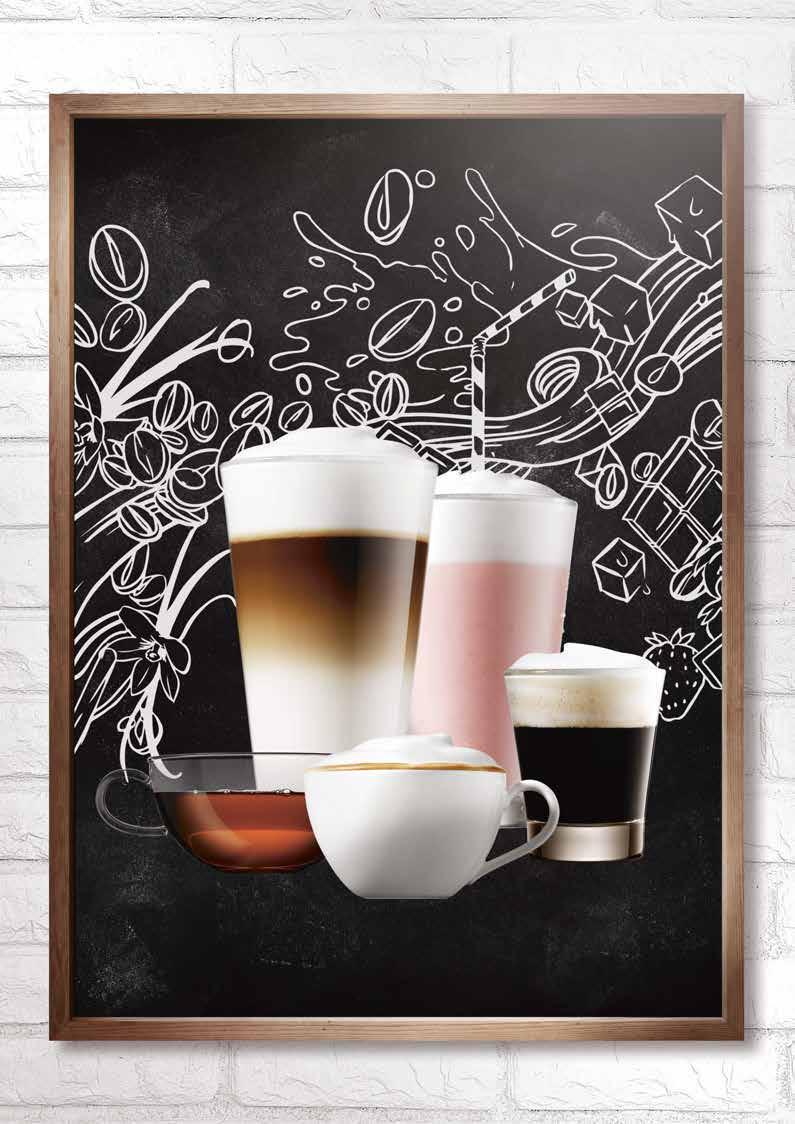 JEDYNY W SWOIM RODZAJU, CHOĆ TAK RÓŻNORODNY System kawowy A1000 jest w swoim żywiole, gdy duża ilość i różnorodność napojów musi być podawana często i szybko.