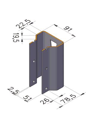 SPECJALNE SPECIAL KSZTAŁTOWNIK PERFOROWANY SŁUP II PERFORATED SECTION PILLAR II Masa Mass [kg/m] Długość [m] 4,61 4-10,5 Norma / Standard PN-EN 10025-2 Techniczne warunki wykonania Warunki techniczne