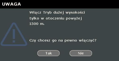 Ukrywanie obrazu Aby w pełni przyciągnąć uwagę publiczności, można nacisnąć BLANK (Pusty) w celu ukrycia obrazu. Naciśnij dowolny przycisk na projektorze lub na pilocie, aby przywrócić obraz.