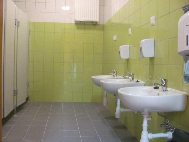 Wszystkie obiekty nadzorowane przez Państwową Inspekcję Sanitarną w Krotoszynie posiadają sanitariaty wewnętrzne.