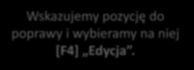 Wskazujemy pozycję do poprawy i