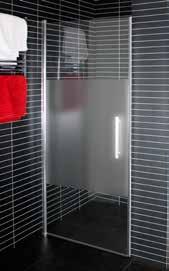 Mechanizm ten pozwala także na otwieranie drzwi do wewnątrz wnęki prysznicowej, dzięki czemu można maksymalnie wykorzystać całą