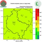 Krótkoterminowe prognozy zanieczyszczenia powietrza ozonem stężenia maksymalne 1-godzinne Prognoza zanieczyszczenia powietrza ozonem na dziś -
