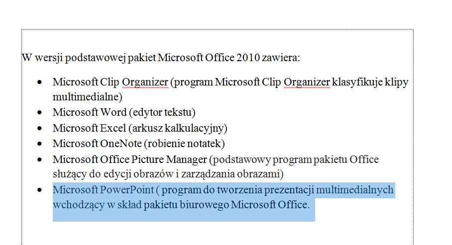 [1/38] WORD Przenoszenie i kopiowanie fragmentów tekstu dokumentu z jednego miejsca w inne Kiedy redagujemy dokument w Wordzie, czasem zachodzi potrzeba, aby zamienić miejscami fragmenty tekstu lub