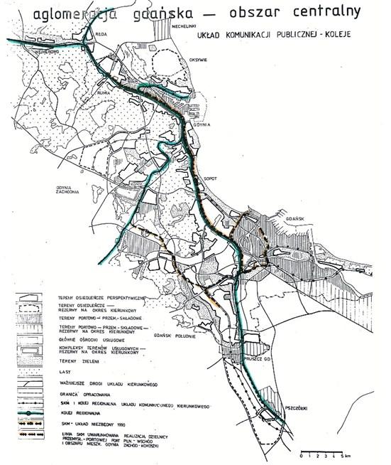 Pomorska Kolej Metropolitalna o trakcji spalinowej obsługująca podróże w relacjach Gdańsk Główny- lotnisko w Rębiechowie-Kartuzy (Kościerzyna) oraz Gdańsk Główny Port Lotniczy w Rębiechowie-Gdynia.