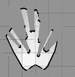 ROBOT Z LASEROWYM CZUJNIKIEM ODLEGŁOŚCI DO BUDOWY MAP 2D 2. METODY NAWIGACJI I BUDOWY MAPY SLAM jest metodą symultanicznej mapowania, która rozwiązuje problem wtedy, kiedy podmiot jest ruchomy.