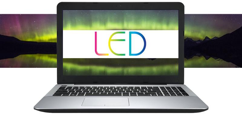 Matryca z technologią LED - zapewnia większe nasycenie kolorów i jasność, co w efekcie