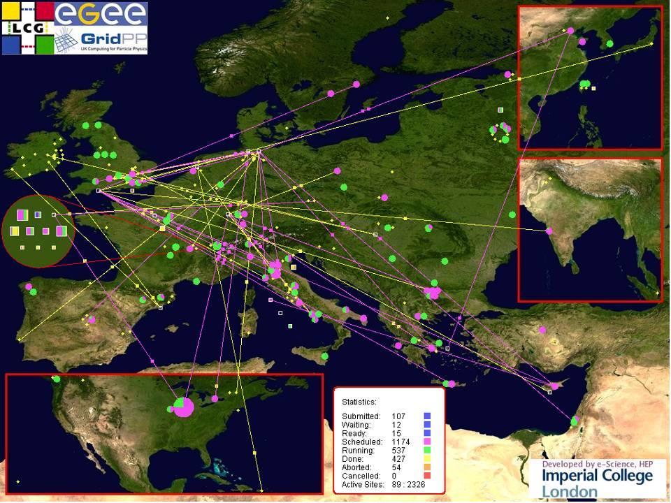 The Grid provides seamless access to computing power and data storage capacity distributed over the globe The LHC Computing