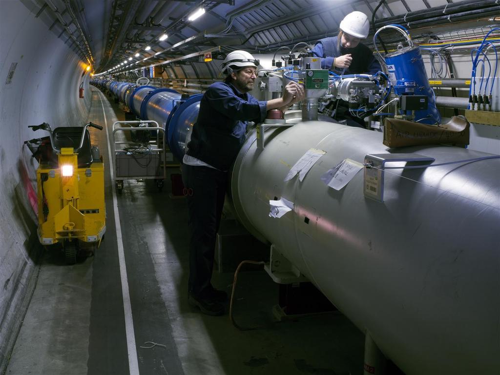 The LHC machine is fully installed and was ready to start operation with single beams on 10 th September 2008,