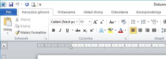 [7/23] [Ms Word] Tekst formatujemy korzystając z narzędzi w grupie Czcionka karty Narzędzia główne: Krój czcionki Wielkość czcionki Pogrubienie Kursywa Podkreślenie Kolor czcionki Rysunek 16.