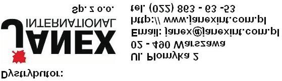 Specyfikacja kamery IN-923IRNPlus System Przetwornik obrazu Efektywna ilość pikseli PAL 1/3 Super HAD Kolor CCD (SAMSUNG) 752H 582V(440K pikseli) System skanowania 625 Linii, przeplot 2:1