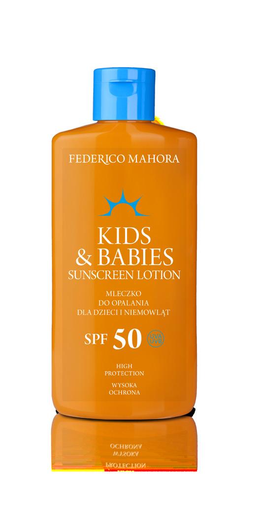 MLECZKO DO OPALANIA DLA DZIECI I NIEMOWLĄT SPF 50 / WYSOKA OCHRONA KIDS & BABIES SUNSCREEN LOTION SPF 50 9) Jak chronić wrażliwe organizmy dzieci