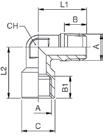 62400 62400 - Trójnik typu T www z gwintem cylindryczym A B C L1 L2 CH Ilość sztuk w opakowaniu 1/8 8.5 18.5 37 18.5 12 10 1/4 11 24.5 49 24.