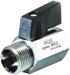 BVC2 F12 1/2" 24 10 47 41 H QS seria BVC2 H BVC2 MF seria MINI - zawór kulowy z gwintem