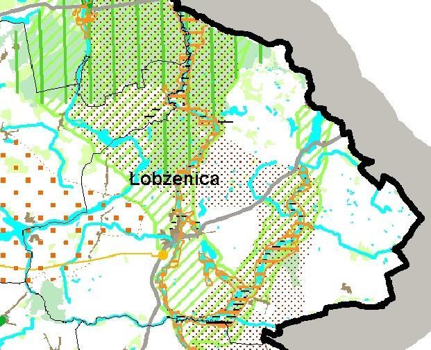 Mapa 4. Uwarunkowania przestrzenne dla rozwoju energetyki wiatrowej w Wielkopolsce (WBPP, 2010r.